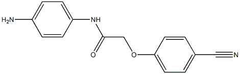 N-(4-aminophenyl)-2-(4-cyanophenoxy)acetamide Struktur