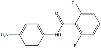 N-(4-aminophenyl)-2-chloro-6-fluorobenzamide 结构式