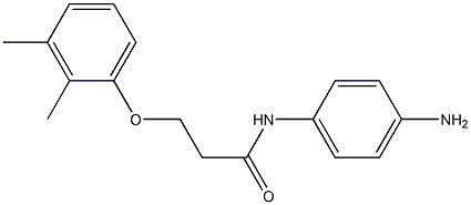 N-(4-aminophenyl)-3-(2,3-dimethylphenoxy)propanamide Struktur