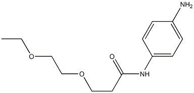 N-(4-aminophenyl)-3-(2-ethoxyethoxy)propanamide,,结构式