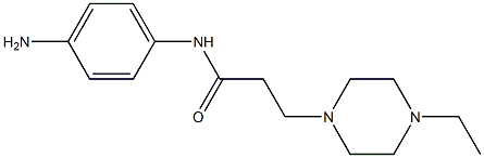 N-(4-aminophenyl)-3-(4-ethylpiperazin-1-yl)propanamide Structure