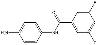 N-(4-aminophenyl)-3,5-difluorobenzamide Struktur