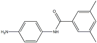 N-(4-aminophenyl)-3,5-dimethylbenzamide,,结构式