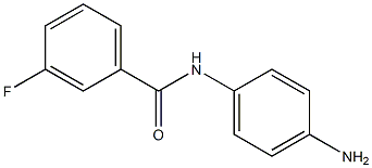 N-(4-aminophenyl)-3-fluorobenzamide 结构式