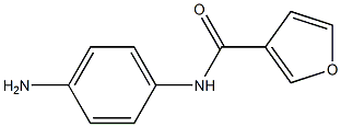 N-(4-aminophenyl)-3-furamide 化学構造式