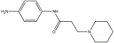 N-(4-aminophenyl)-3-piperidin-1-ylpropanamide Structure