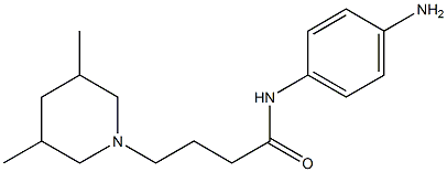 N-(4-aminophenyl)-4-(3,5-dimethylpiperidin-1-yl)butanamide Structure