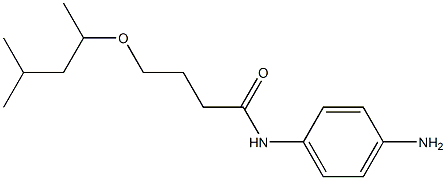 N-(4-aminophenyl)-4-[(4-methylpentan-2-yl)oxy]butanamide Structure
