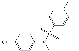 N-(4-aminophenyl)-N,3,4-trimethylbenzene-1-sulfonamide,,结构式