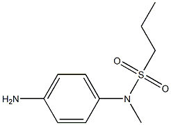 N-(4-aminophenyl)-N-methylpropane-1-sulfonamide,,结构式