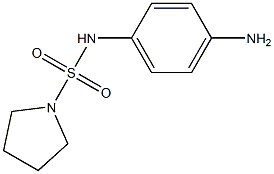 N-(4-aminophenyl)pyrrolidine-1-sulfonamide Structure