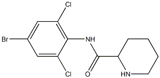 N-(4-bromo-2,6-dichlorophenyl)piperidine-2-carboxamide Structure