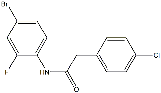  N-(4-bromo-2-fluorophenyl)-2-(4-chlorophenyl)acetamide