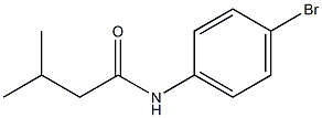 N-(4-bromophenyl)-3-methylbutanamide Structure