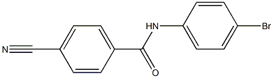 N-(4-bromophenyl)-4-cyanobenzamide Structure