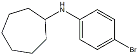 N-(4-bromophenyl)cycloheptanamine Struktur