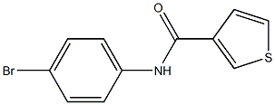 N-(4-bromophenyl)thiophene-3-carboxamide Structure