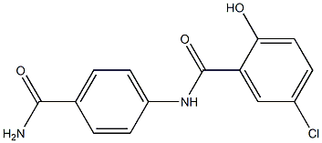  N-(4-carbamoylphenyl)-5-chloro-2-hydroxybenzamide