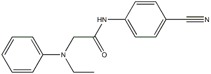  N-(4-cyanophenyl)-2-[ethyl(phenyl)amino]acetamide