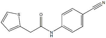 N-(4-cyanophenyl)-2-thien-2-ylacetamide