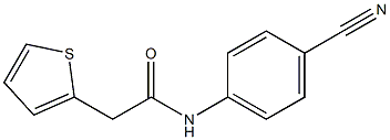  N-(4-cyanophenyl)-2-thien-2-ylacetamide