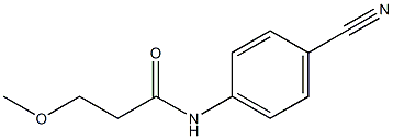 N-(4-cyanophenyl)-3-methoxypropanamide