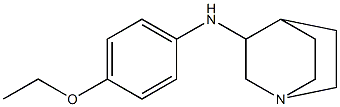 N-(4-ethoxyphenyl)-1-azabicyclo[2.2.2]octan-3-amine Struktur