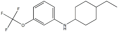N-(4-ethylcyclohexyl)-3-(trifluoromethoxy)aniline 结构式