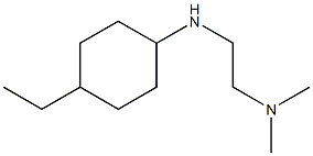 N'-(4-ethylcyclohexyl)-N,N-dimethylethane-1,2-diamine,,结构式