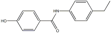 N-(4-ethylphenyl)-4-hydroxybenzamide 结构式