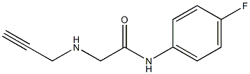 N-(4-fluorophenyl)-2-(prop-2-yn-1-ylamino)acetamide Structure