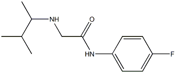 N-(4-fluorophenyl)-2-[(3-methylbutan-2-yl)amino]acetamide