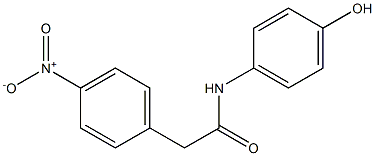 N-(4-hydroxyphenyl)-2-(4-nitrophenyl)acetamide Structure
