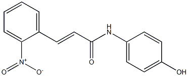 N-(4-hydroxyphenyl)-3-(2-nitrophenyl)prop-2-enamide Structure