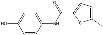 N-(4-hydroxyphenyl)-5-methylthiophene-2-carboxamide Structure