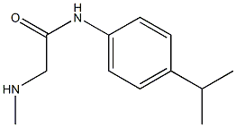 N-(4-isopropylphenyl)-2-(methylamino)acetamide,,结构式