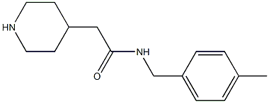 N-(4-methylbenzyl)-2-piperidin-4-ylacetamide