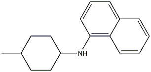 N-(4-methylcyclohexyl)naphthalen-1-amine,,结构式