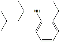 N-(4-methylpentan-2-yl)-2-(propan-2-yl)aniline Structure