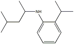 N-(4-methylpentan-2-yl)-2-(propan-2-yl)aniline 结构式