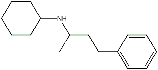 N-(4-phenylbutan-2-yl)cyclohexanamine Structure