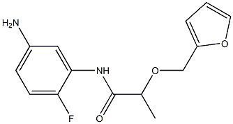 N-(5-amino-2-fluorophenyl)-2-(2-furylmethoxy)propanamide