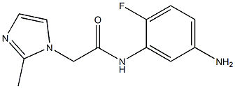 N-(5-amino-2-fluorophenyl)-2-(2-methyl-1H-imidazol-1-yl)acetamide