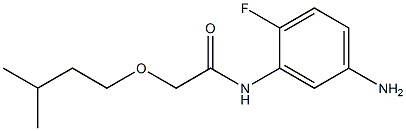 N-(5-amino-2-fluorophenyl)-2-(3-methylbutoxy)acetamide|