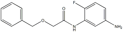 N-(5-amino-2-fluorophenyl)-2-(benzyloxy)acetamide Structure