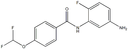  N-(5-amino-2-fluorophenyl)-4-(difluoromethoxy)benzamide