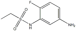 N-(5-amino-2-fluorophenyl)ethanesulfonamide Struktur