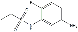 N-(5-amino-2-fluorophenyl)ethanesulfonamide,,结构式