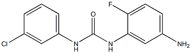 N-(5-amino-2-fluorophenyl)-N'-(3-chlorophenyl)urea|