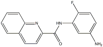 N-(5-amino-2-fluorophenyl)quinoline-2-carboxamide Struktur